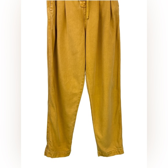 FREE PEOPLE Margate Gold Paperbag Pants, Size Small - Picture 7 of 11